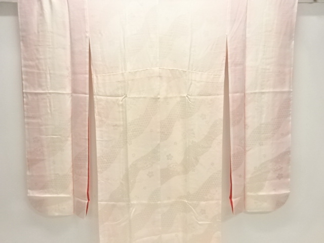 花古典柄織出し単衣振袖用長襦袢